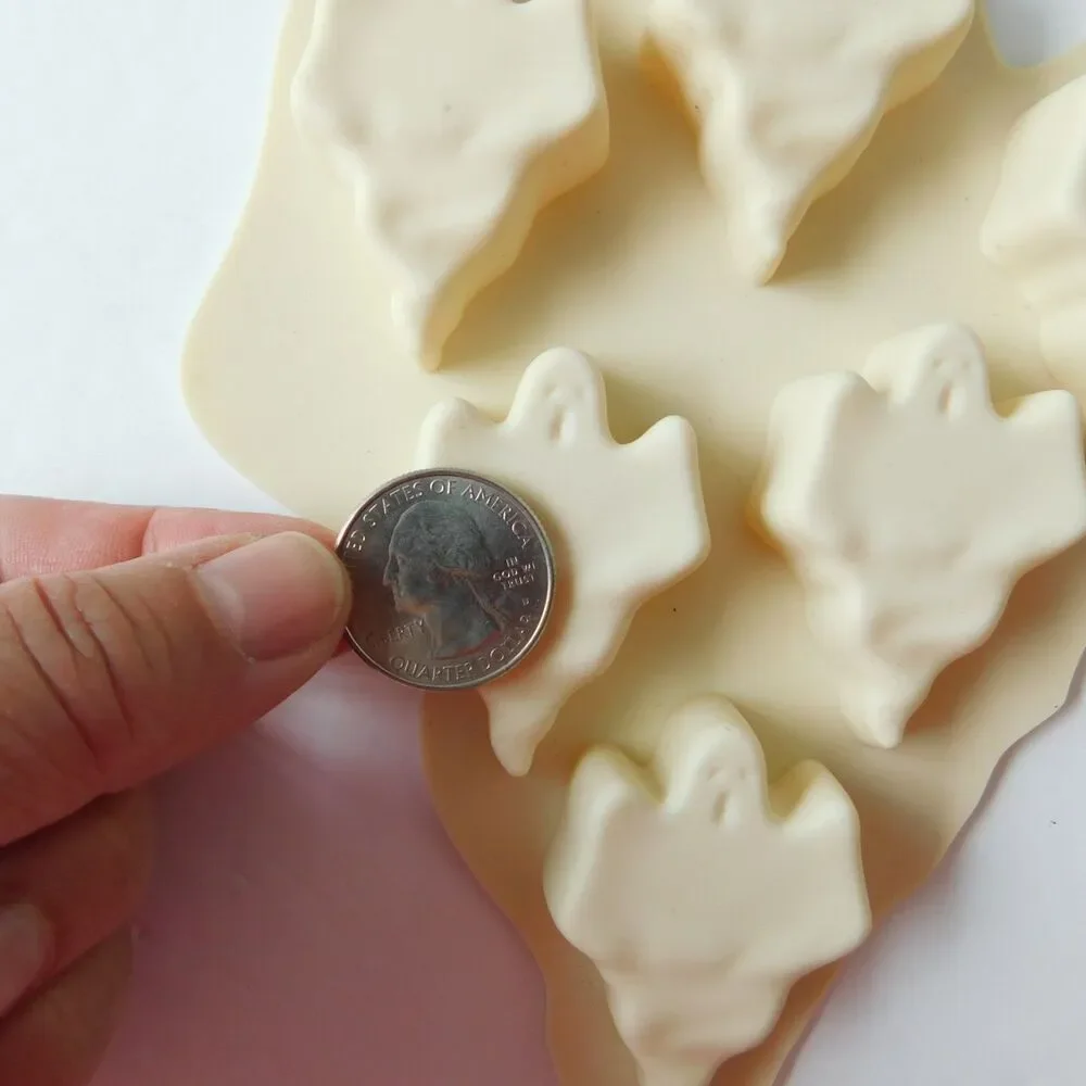 Silicone Mold Candy Crafts Lot of 9 Halloween Christmas Baking Jello Soaps Craft